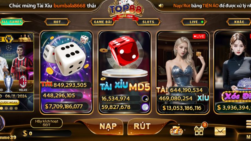 các tựa game tại Top88